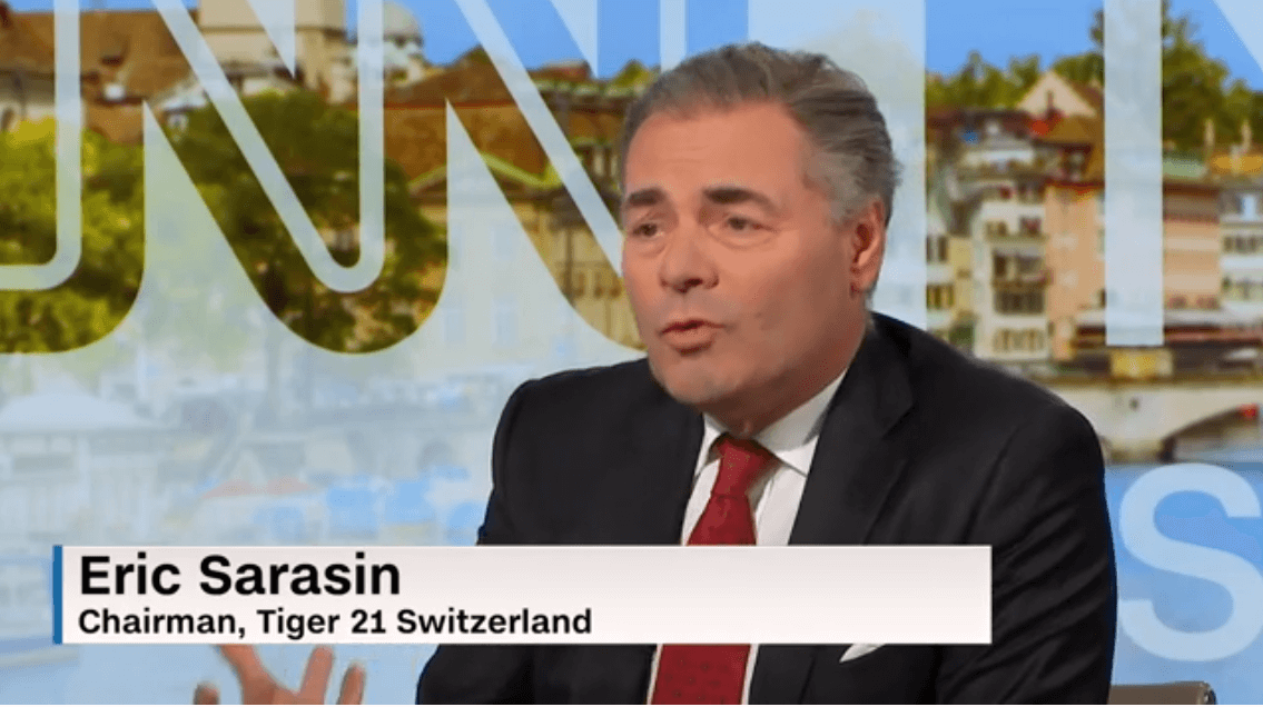 ERIC SARASIN, SWITZERLAND TIGER 21 CHAIR, INTERVIEWED ON LAUNCH OF NEW SWISS GROUP ON CNN MONEY